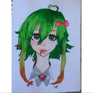 Vocaliod GUMI colored portrait